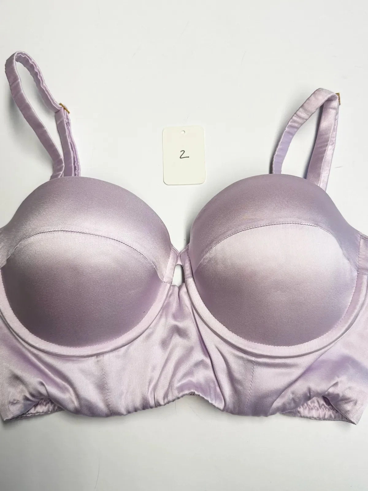Petra Lilac Longline Bra Sample - 9 – view 2