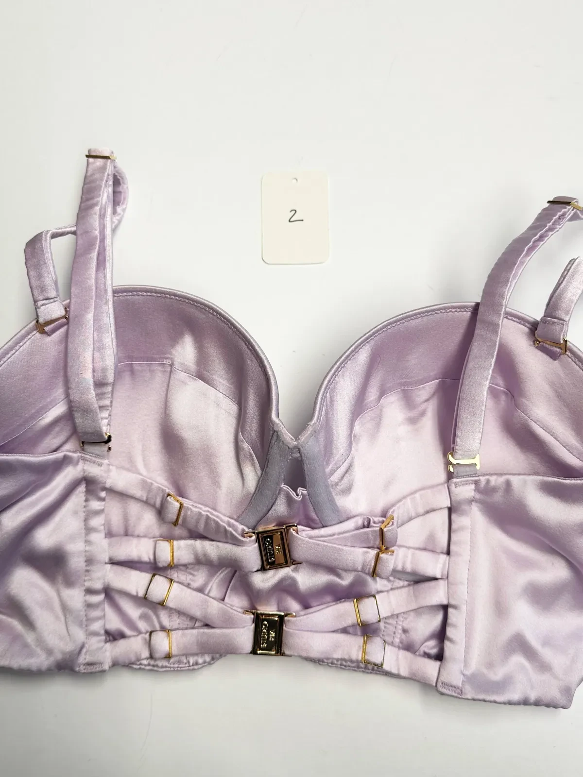 Petra Lilac Longline Bra Sample - 9 – view 3