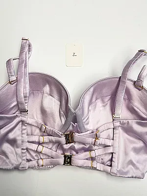 Petra Lilac Longline Bra Sample - 9 – view 3